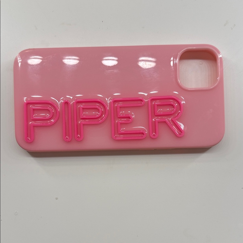 Piper Glossy Pink Phone Case iPhone 14 Plus
